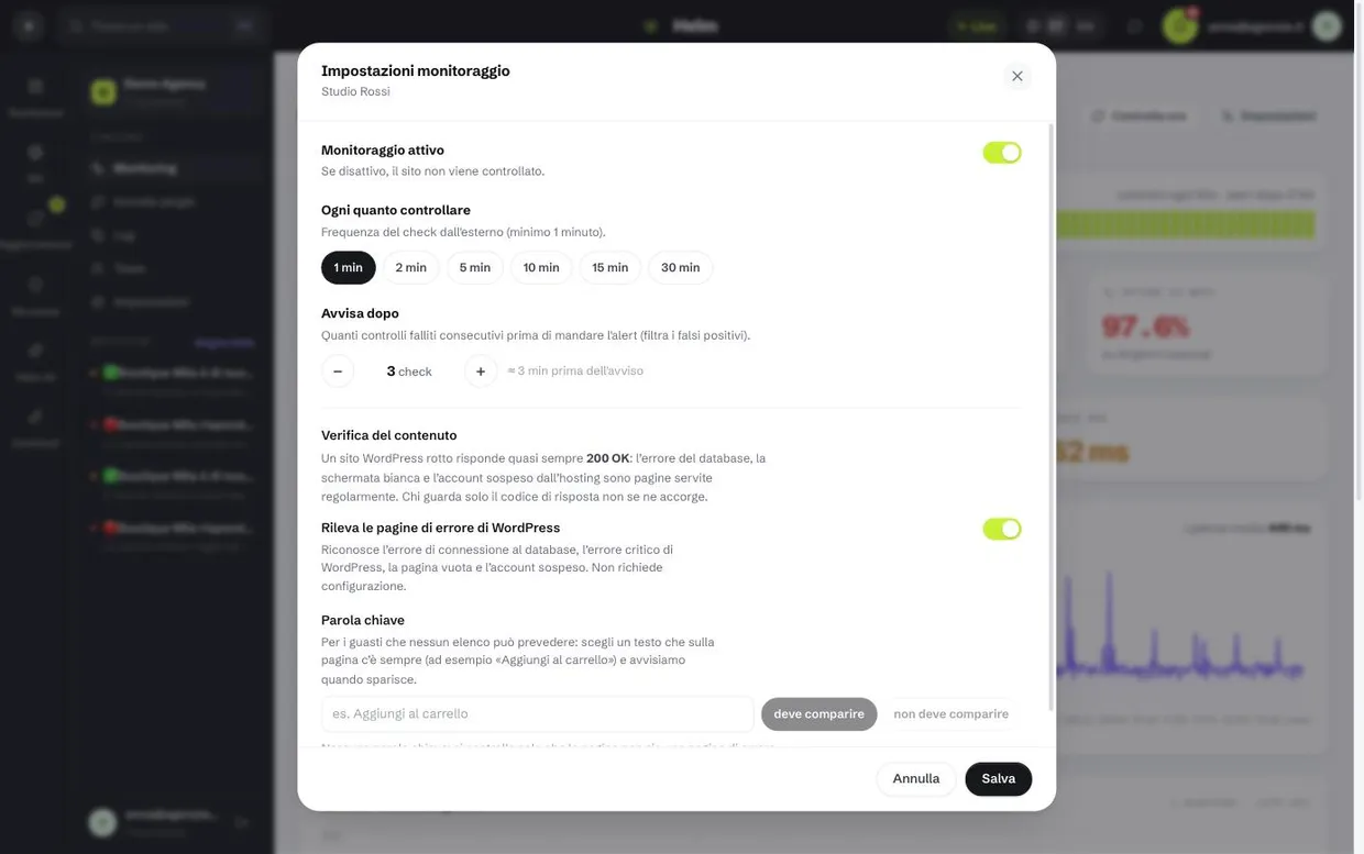 Monitoring and availability